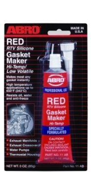 Abro Gasket Maker Red Rtv Silicone  -  3