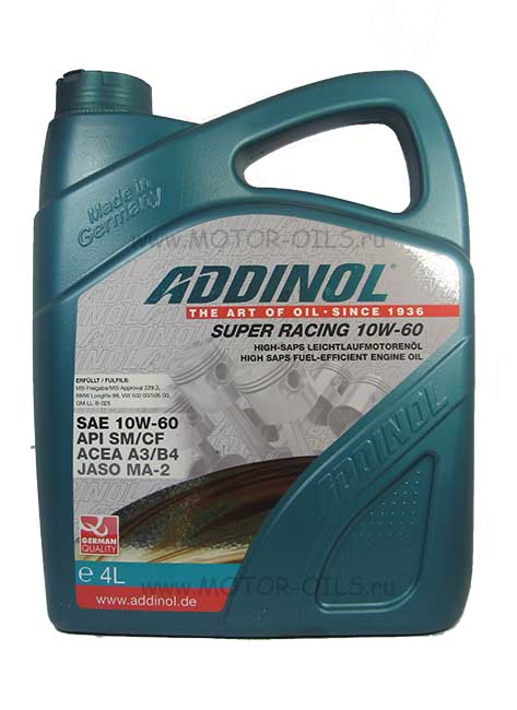�������� ����� ADDINOL Super Racing 10W-60 (4_�����)