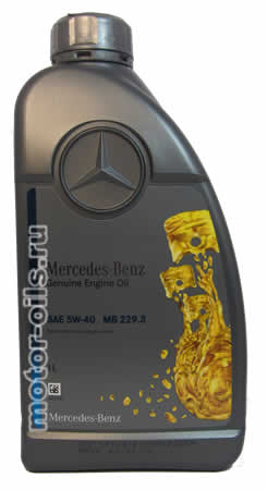 �������� ����� Mercedes-Benz Genuine Engine Oil SAE 5W-40 MB 229.3 (1_����/OEM:A000989770211BHFR)
