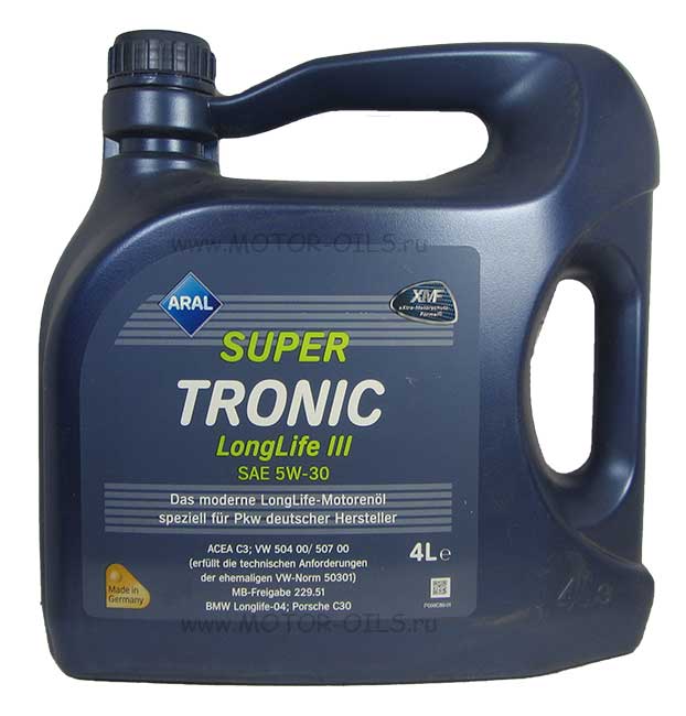 �������� ����� ARAL SUPER TRONIC LongLife III SAE 5W-30 (4_�����)