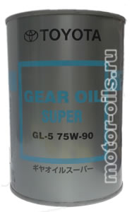 ��������������� ����� TOYOTA Gear Oil Super GL-5 75W-90 (1_����/OEM:08885-02106)