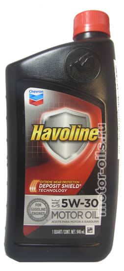 �������� ����� Chevron HAVOLINE SAE 5W-30 (0.946_�����)