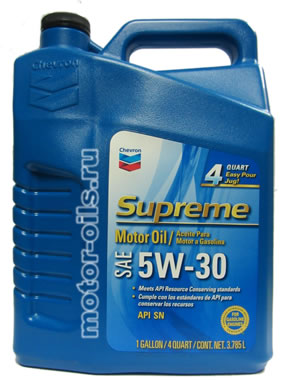 �������� ����� Chevron Supreme 5W-30 (3.785_�����)