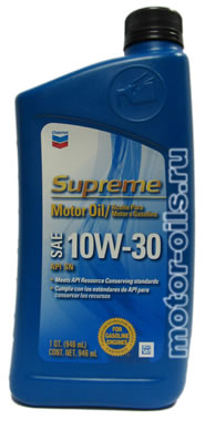 �������� ����� Chevron Supreme 10W-30 (0.946_�����)