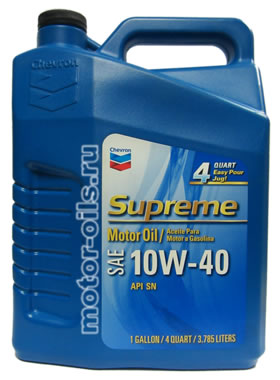 �������� ����� Chevron Supreme 10W-40 (3.785_�����)