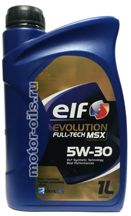 �������� ����� ELF EVOLUTION FULL-TECH MSX 5W-30 (1_����)