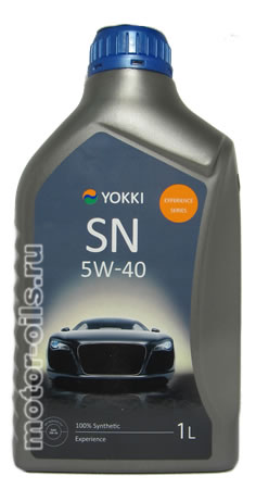 �������� ����� YOKKI Experience SN 5W-40 100% Synthetic (1_����)