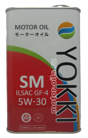 �������� ����� YOKKI MOTOR OIL 5W-30 SN ILSAC GF-5 (1_����)