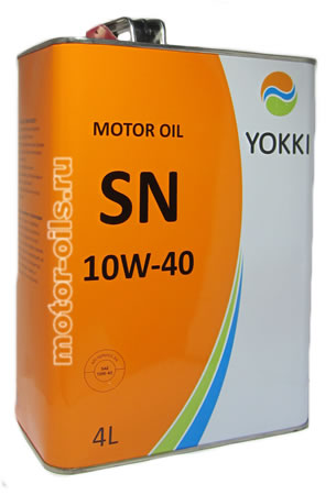 �������� ����� YOKKI MOTOR OIL SN 10W-40 (4_�����)