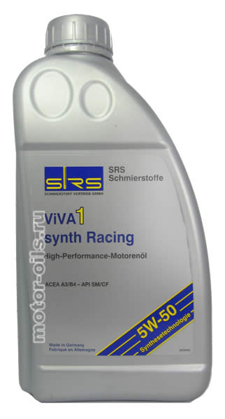 �������� ����� SRS ViVA 1 synth Racing 5W-50 (1_����)
