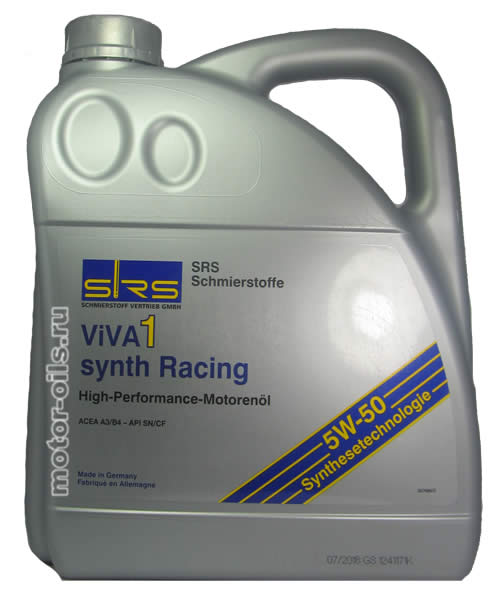 �������� ����� SRS ViVA 1 synth Racing 5W-50 (4_�����)