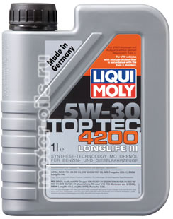 �������� ����� Liqui Moly Top Tec 4200 5W-30 LongLife III (1_����/���.7660)