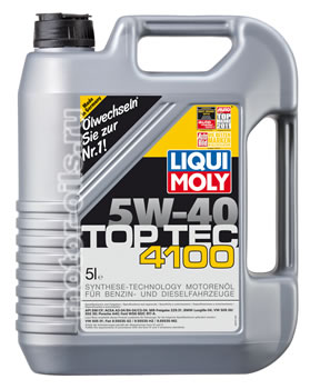 �������� ����� Liqui Moly Top Tec 4100 5W-40 (5_������/���.7501)
