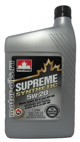 �������� ����� Petro-Canada Supreme Synthetic 5W-20 (1_����)