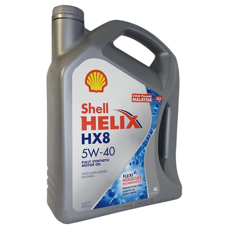 �������� ����� SHELL HELIX HX8 5W-40 (4_�����)