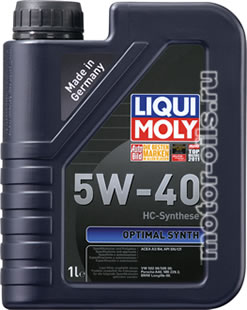 �������� ����� Liqui Moly Optimal Synth 5W-40 (1_����/���.3925)