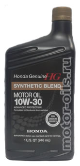 �������� ����� HONDA Synthetic Blend Motor Oil 10W-30 (0,946_�����/OEM:08798-9035)