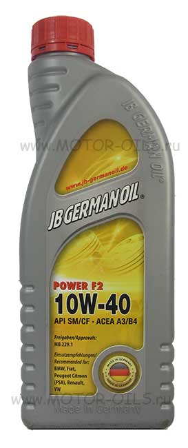 �������� ����� JB German Oil Power F2 10W-40 (1_����)