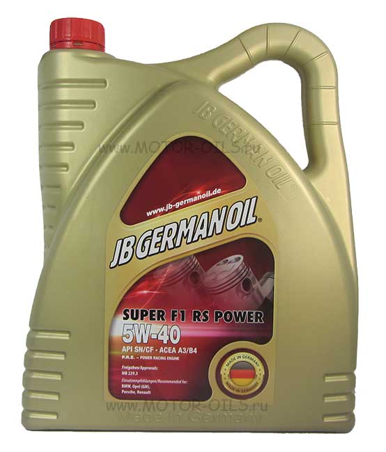 �������� ����� JB German Oil Super RS Power F1 5W-40 (4_�����)