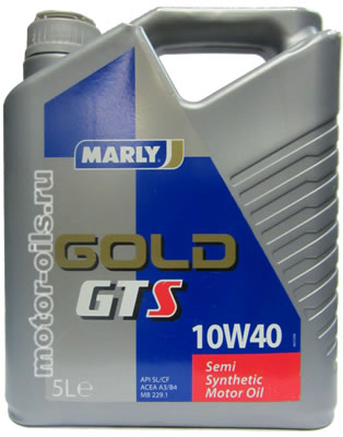 �������� ����� MARLY Gold GTS 10w-40 (5_������)