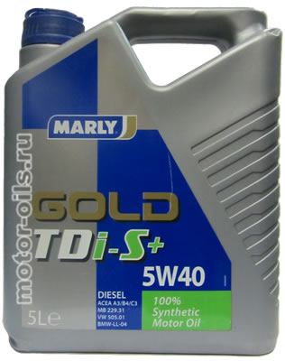 �������� ����� MARLY Gold TDi-S+ 5w-40 (5_������)