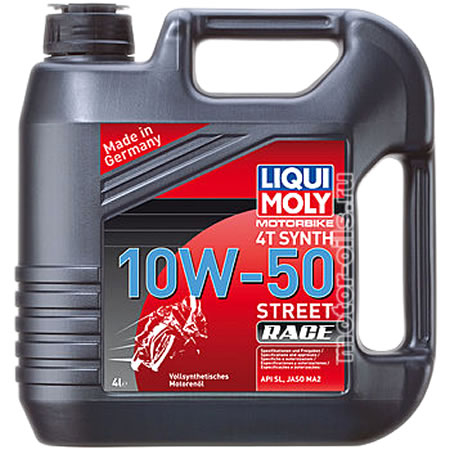 �������� ����� Liqui Moly MOTORBIKE 4T Synth 10W-50 STREET RACE (4_�����/���.7508)