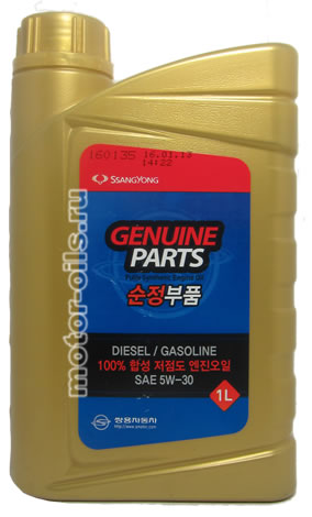 �������� ����� SsangYong Fully Synthetic Diesel/Gasoline SAE 5W-30 (1_����)