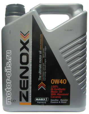 �������� ����� MARLY ZENOX 0w-40 (5_������)