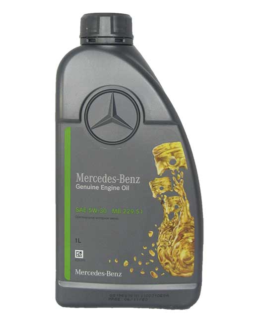 �������� ����� Mercedes-Benz Genuine Engine Oil SAE 5W-30 MB 229.51 (1_����/OEM:A000989690611ABDE)