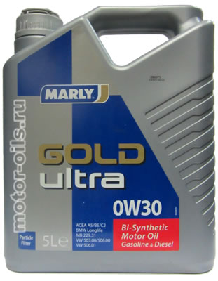 �������� ����� MARLY Gold Ultra 0w-30 (5_������)