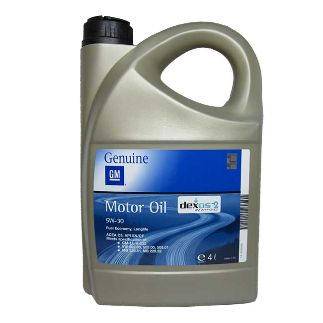 �������� ����� GM Motor Oil Dexos2 5W-30 (4_�����/OEM:1#93165556)