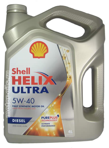 �������� ����� SHELL HELIX ULTRA 5W-40 DIESEL (4_�����)
