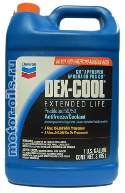 Chevron DEX-COOL Extended Life Prediluted 50/50 (3,785_�����)