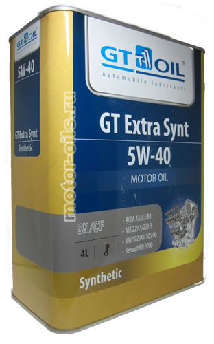 �������� ����� GT Extra Synt 5W-40 (4_�����)