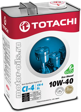 �������� ����� TOTACHI Eco Diesel CI-4 10W-40 (4_�����)