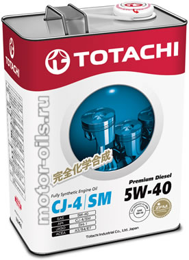 �������� ����� TOTACHI Premium Diesel CJ-4/SM 5W-40 (4_�����)