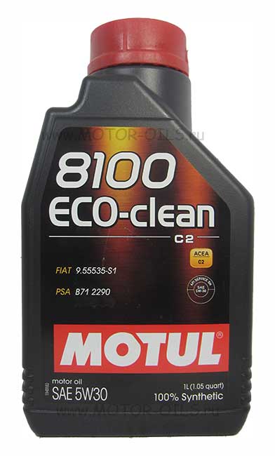 �������� ����� MOTUL 8100 ECO-clean C2 SAE 5W-30 (1_����)
