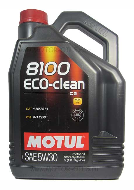 �������� ����� MOTUL 8100 ECO-clean C2 SAE 5W-30 (5_������)
