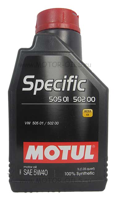 �������� ����� MOTUL Specific 505 01/502 00 SAE 5W-40 (1_����)