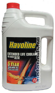Texaco Havoline Extended Life Coolant Pre-mixed 50/50 (5_������)