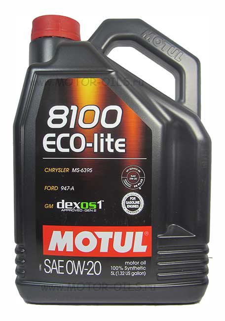 �������� ����� MOTUL 8100 ECO-lite SAE 0W-20 (5_������)