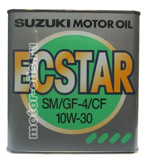 �������� ����� SUZUKI ECSTAR SM/GF-4/CF 10W-30 (3_�����/OEM:99000-21920-037)