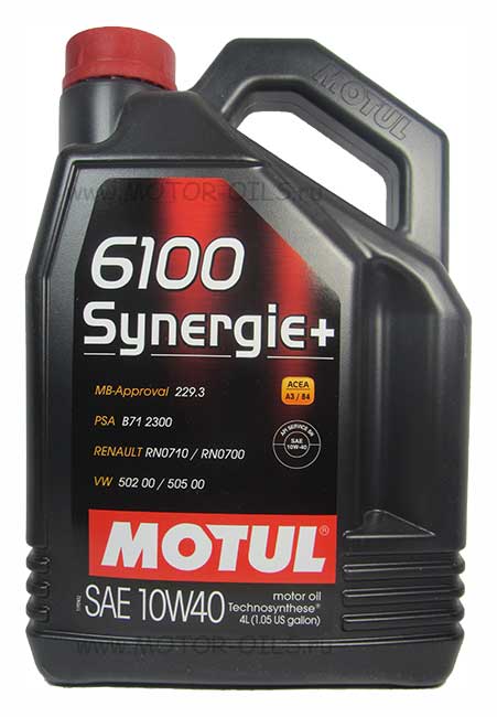 �������� ����� MOTUL 6100 Synergie+ SAE 10W-40 (4_�����)