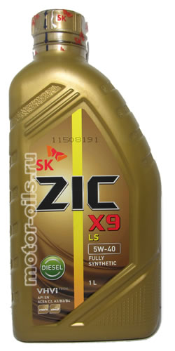 �������� ����� ZIC X9 LS 5W-40 (1_����)