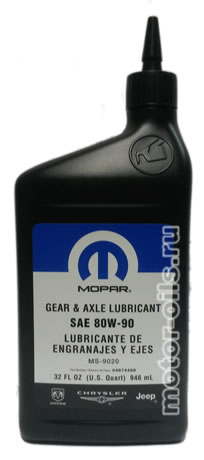 ��������������� ����� Mopar Gear & Axle Lubricant SAE 80W-90 (946_��/OEM:04874468)