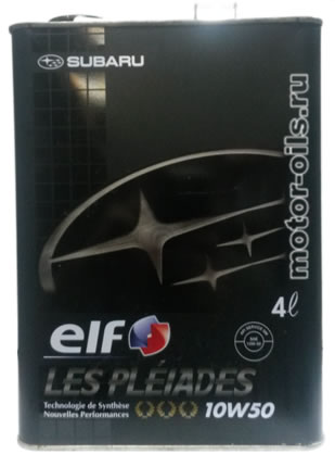 �������� ����� SUBARU ELF LES PLEIADES 10W50 (4_�����)