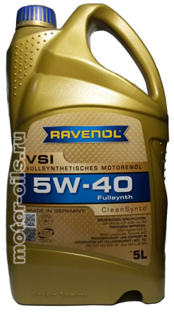 �������� ����� Ravenol VSI 5W-40 Fullsynth (5_������)