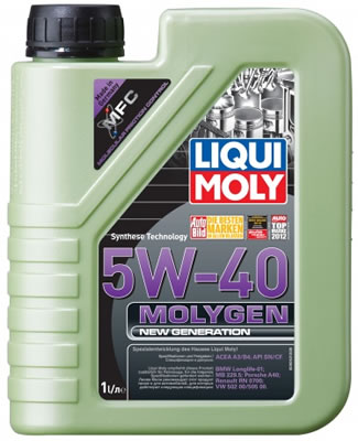 �������� ����� Liqui Moly MOLYGEN 5W-40 (1_����/���.9053)