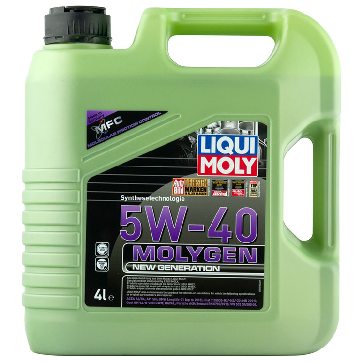 �������� ����� Liqui Moly MOLYGEN 5W-40 (4_�����)