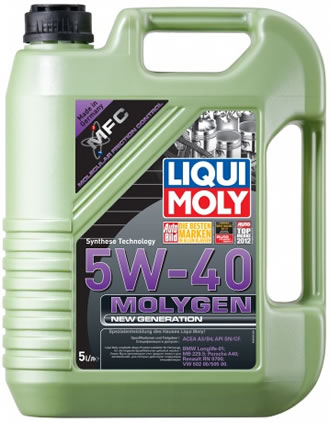 �������� ����� Liqui Moly MOLYGEN 5W-40 (5_������/���.9055)